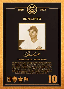 Santo elected to Hall of Fame