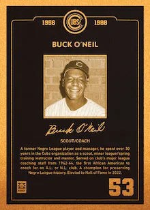 Buck O'Neil immortalized in the Baseball Hall of Fame